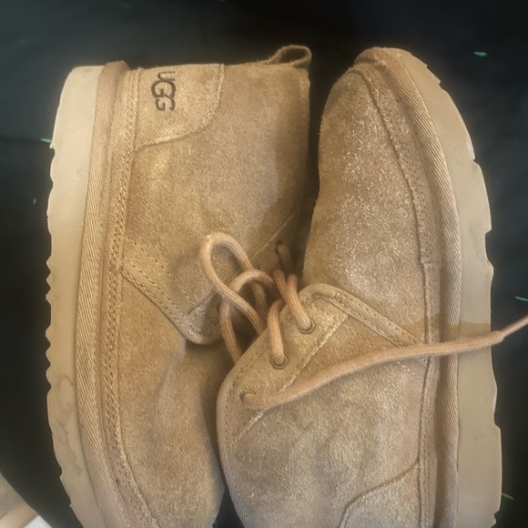 UGG Kids Brown Lace-Up Boots